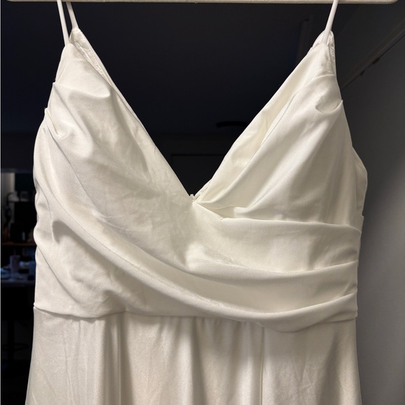 ❗️Lulu’s Choose Your Love White Surplice Sleeveless Maxi Dress - Picture 8 of 8
